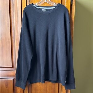Black IZOD Thermal Long Sleeve Shirt